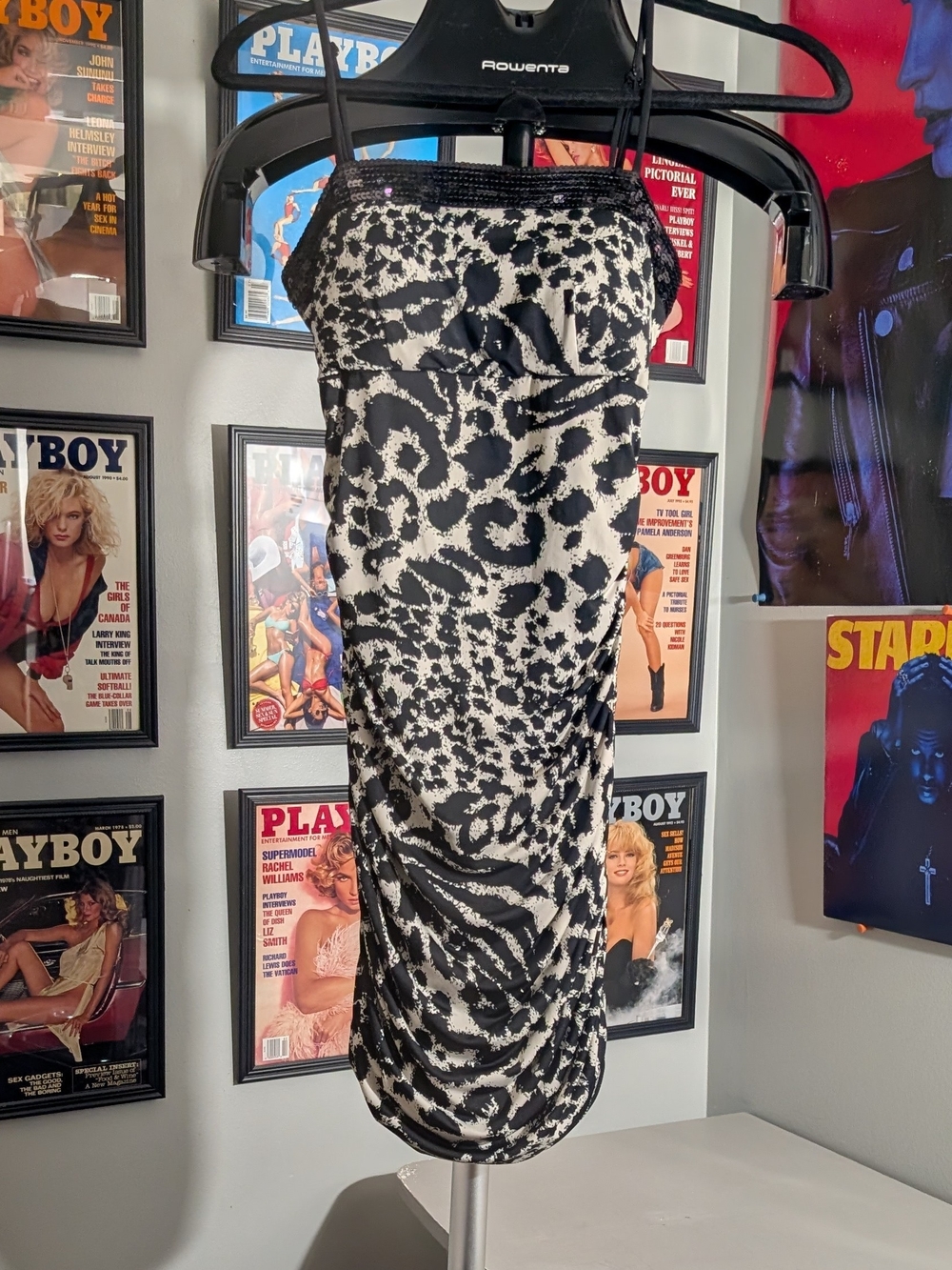 Forever 21 Black and White Animal Print Dress